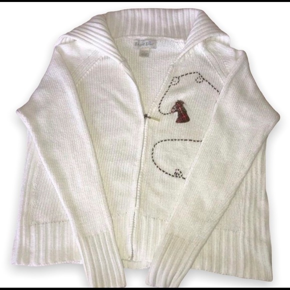 Rare & Vintage DESERT DIVA Zip Front Cardigan w/ Appliqués - Picture 2 of 8